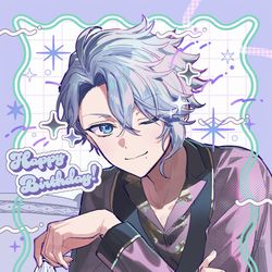 This is a pixiv picture whose title is アズール誕生日おめでとう！.