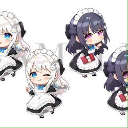 This is a pixiv picture whose title is クラシカルメイドさん（ミニver.）.