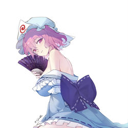 This is a pixiv picture whose title is 幽々子.