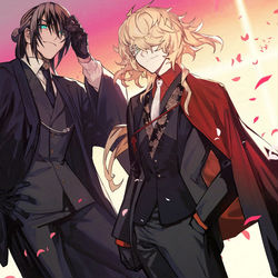 This is a pixiv picture whose title is 祝 刀剣乱舞十周年.