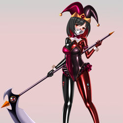 This is a pixiv picture whose title is ぴっちりジョーカーちゃん.