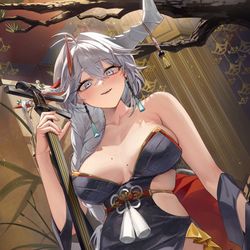 This is a pixiv picture whose title is 白龍.