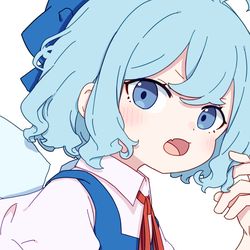 This is a pixiv picture whose title is 紅魔郷っぽいチルノ.