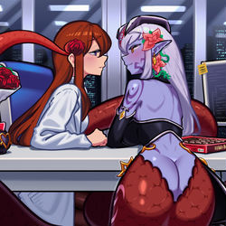 This is a pixiv picture whose title is [Com] Valentine's Exchange.