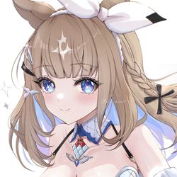 This is a pixiv picture whose title is アーモンドアイ.