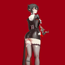 This is a pixiv picture whose title is 隐德来希 包臀裙ver.