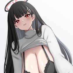 This is a pixiv picture whose title is ブルーアーカイブ 調月リオ.