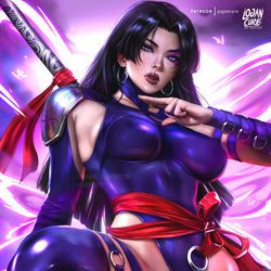 This is a pixiv picture whose title is Psylocke Marvel Rivals サイロック.