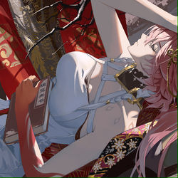 This is a pixiv picture whose title is 长离.