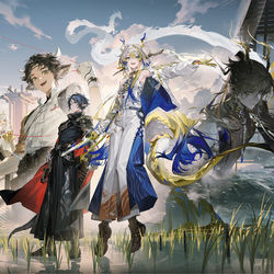 This is a pixiv picture whose title is 「怀黍离」复刻插图.