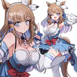 This is a pixiv picture whose title is アーモンドアイ.