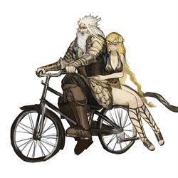 This is a pixiv picture whose title is 艾尔登之王出门买菜的珍贵照片.