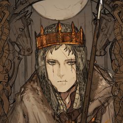 This is a pixiv picture whose title is 孤王.