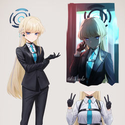 This is a pixiv picture whose title is トキ(スーツ).