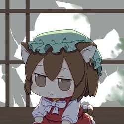 This is a pixiv picture whose title is 破れた障子.