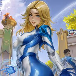 This is a pixiv picture whose title is Sue Storm - Marvel Rivals.
