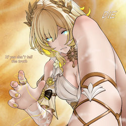 This is a pixiv picture whose title is 违反誓言的后果.