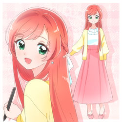 This is a pixiv picture whose title is 大人になったましろちゃん.
