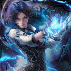 This is a pixiv picture whose title is イェネファー / Yennefer.