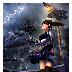 This is a pixiv picture whose title is 雷霆万鈞.