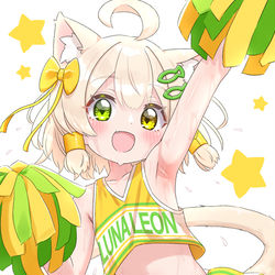 This is a pixiv picture whose title is チア衣装かやちゃん！.