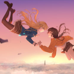 This is a pixiv picture whose title is 【ヘブバン】かれつか.
