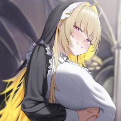 This is a pixiv picture whose title is ✝️💛👼.
