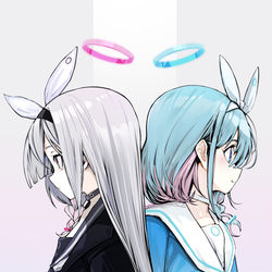 This is a pixiv picture whose title is 08 Arona&Plana.