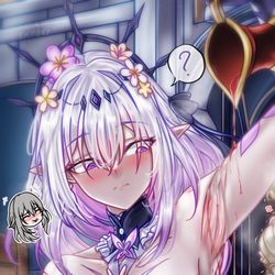 This is a pixiv picture whose title is Taste of Death.