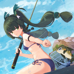 This is a pixiv picture whose title is 青衣ちゃん.