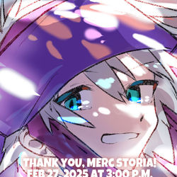 This is a pixiv picture whose title is thank you merc storia!.
