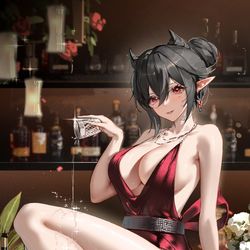 This is a pixiv picture whose title is 真饮水机-我喝.