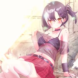 This is a pixiv picture whose title is 羽黒 / Haguro ナイトフォール・キャッチャー.