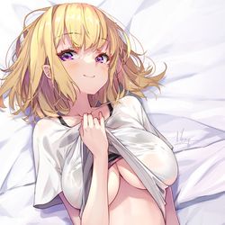 This is a pixiv picture whose title is 向坂 雫 / Cha Hae-In.