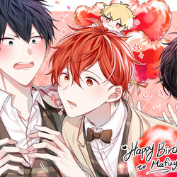 This is a pixiv picture whose title is 佐藤真冬誕生祭2025🎸❤.