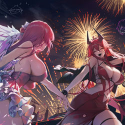 This is a pixiv picture whose title is Dorothy & Red Hood.