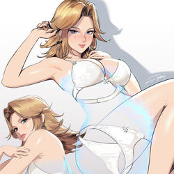 This is a pixiv picture whose title is Invisible Woman.