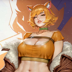 This is a pixiv picture whose title is Squirrel Girl.