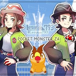 This is a pixiv picture whose title is Pokemon Legends ZA.