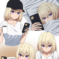 This is a pixiv picture whose title is 三角初華の日常.