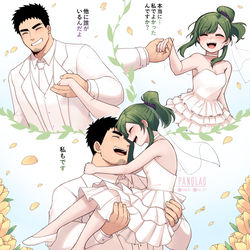 This is a pixiv picture whose title is 結婚式.