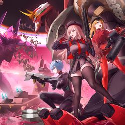 This is a pixiv picture whose title is Rapi Eva squad Engaging!.