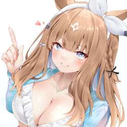 This is a pixiv picture whose title is 水着アーモンドアイ.