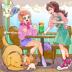 This is a pixiv picture whose title is 🐾💖.
