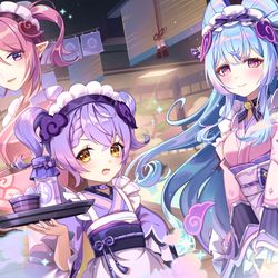 This is a pixiv picture whose title is ようこそ秋沙銭湯へ！.