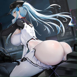 This is a pixiv picture whose title is HK416.