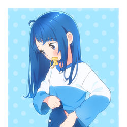 This is a pixiv picture whose title is 着替えをしているソラちゃん.