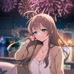 This is a pixiv picture whose title is 桜 守 歌織.