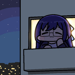 This is a pixiv picture whose title is 友人A.