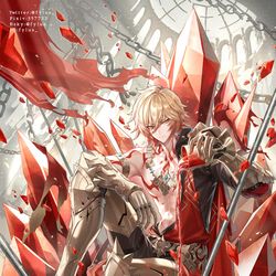 This is a pixiv picture whose title is What's left of Kremnos.